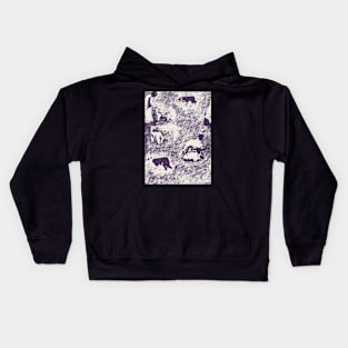 Feeding Da Caddy - Purple Kids Hoodie